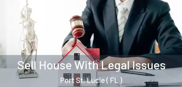  Sell House With Legal Issues Port St. Lucie ( FL )